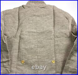 CIVIL War Cs Csa Confederate Infantry Jean Wool Frock Coat Jacket-large 44r