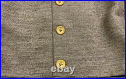 CIVIL War Cs Csa Confederate Infantry Jean Wool Shell Jacket-large 44r