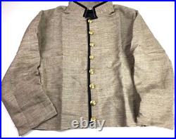 CIVIL War Cs Csa Confederate Infantry Jean Wool Shell Jacket-size 3, 46-48r
