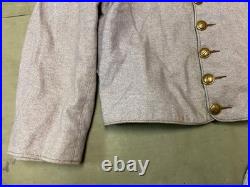 CIVIL War Cs Csa Confederate Infantry Wool Shell Jacket-medium 40r