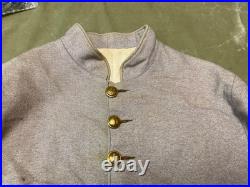 CIVIL War Cs Csa Confederate Infantry Wool Shell Jacket-medium 40r