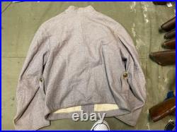 CIVIL War Cs Csa Confederate Infantry Wool Shell Jacket-medium 40r