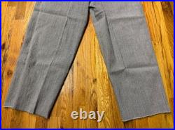 CIVIL War Cs Csa Confederate Light Grey Jean Wool Field Trousers Pants-large 36