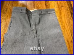 CIVIL War Cs Csa Confederate Light Grey Jean Wool Field Trousers Pants-large 36