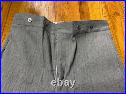 CIVIL War Cs Csa Confederate Light Grey Jean Wool Field Trousers Pants-large 36