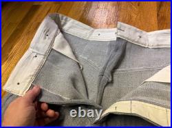 CIVIL War Cs Csa Confederate Light Grey Jean Wool Field Trousers Pants-large 36