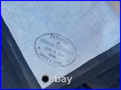 CIVIL War Cs Csa Confederate Us Union Infantry Tarred Sleeping Ground Sheet