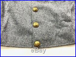 CIVIL War Cs Csa Confederate Wool Infantry Shell Jacket- Size 3 (41-44r)
