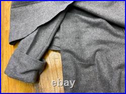 CIVIL War Csa Rebel Confederate Winter Grey Wool Greatcoat Over Coat-medium 40r