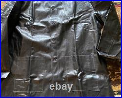 CIVIL War Csa Rebel Us Union Confederate Rubberized Rain Jacket Coat-2xlarge 50r