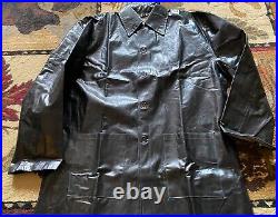 CIVIL War Csa Rebel Us Union Confederate Rubberized Rain Jacket Coat-large 42,44