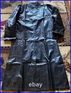 CIVIL War Csa Rebel Us Union Confederate Rubberized Rain Jacket Coat-xlarge 48r