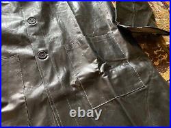CIVIL War Csa Rebel Us Union Confederate Rubberized Rain Jacket Coat-xlarge 48r