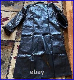 CIVIL War Csa Rebel Us Union Confederate Rubberized Rain Jacket Coat-xlarge 48r