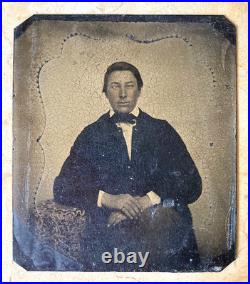 CIVIL War Early Confederate Soldier Tintype Photo 1862