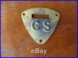 CIVIL War Era Cs Stamped Saddle Shield Confederate Cavalry