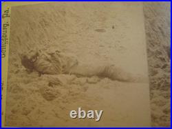 CIVIL War Era Photo, Stereoview, Mumper, Gettysburg, Confederate, Anthony