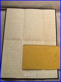 CIVIL War Georgia Confederate Surgeon Letter From Wife With Cover 1863