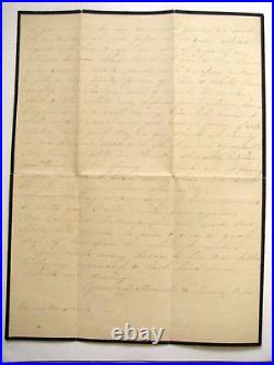 CIVIL War Georgia Confederate Surgeon Letter From Wife With Cover 1863