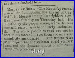 CIVIL War Jackson Mississippi Confederate Newspaper 1862