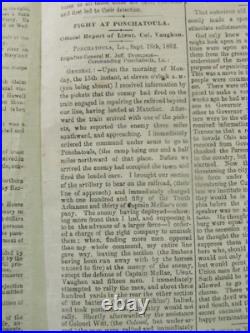 CIVIL War Jackson Mississippi Confederate Newspaper 1862