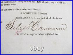 CIVIL War Louisiana Confederate Soldier Parole Order 1865