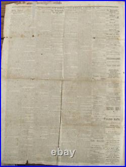 CIVIL War Memphis Tennessee Daily Appeal Confederate Newspaper 1861