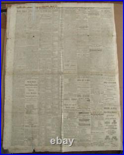 CIVIL War Memphis Tennessee Daily Appeal Confederate Newspaper 1861