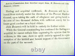 CIVIL War Missouri Confederate Arms Maker Beauvais Courtmartial