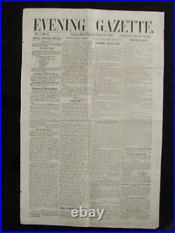 CIVIL War Natchez Confederate Newspaper 1862 News Of Stone Wall Jackson