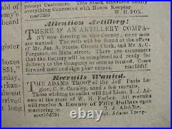 CIVIL War Natchez Confederate Newspaper 1862 News Of Stone Wall Jackson