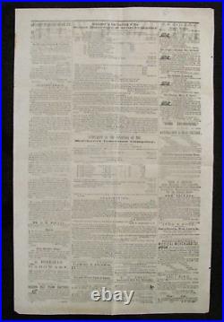 CIVIL War Natchez Confederate Newspaper 1862 News Of Stone Wall Jackson