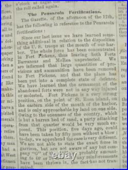 CIVIL War New Orleans True Delta Newspaper With Confederate Steamboat Overstamp