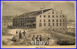 CIVIL War Prison Torture 1869 Confederate Rebel South Andersonville Slavery Old