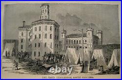 CIVIL War Prison Torture 1869 Confederate Rebel South Andersonville Slavery Old