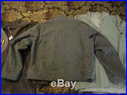 CIVIL War Reenactment Reproduction Confederate Uniform Coat/henschel Hat/2shirts