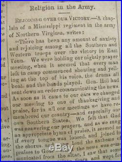 CIVIL War Religion Chaplain Confederate Army News Virginia