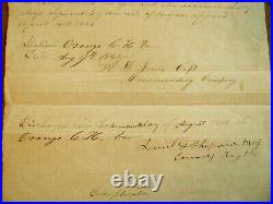 CIVIL War Tennessee Confederate Discharge Certificate Orange Court House