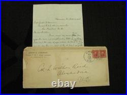 CIVIL War VMI Confederate Tredegar Notable Joseph R Anderson Jr Letter 1906