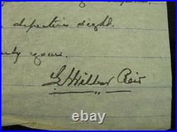 CIVIL War VMI Confederate Tredegar Notable Joseph R Anderson Jr Letter 1906