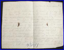 CIVIL War Virginia Confederate Soldier Letter With Good Content