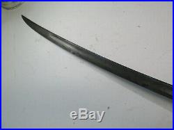 CIVIL War Wristbreaker Heavy Cavalry Sword W No Scabbard Dated 1846 Confederate