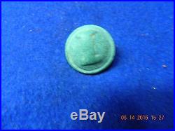 Confederate Brass Infantry Button Dug CIVIL War Relic
