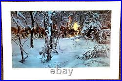 CONFEDERATE CHRISTMAS Civil War Mort Kunstler ART PRINT LIMITED ED. COA