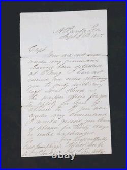 CONFEDERATE CIVIL WAR LETTER Andrew Jackson Grandson, 1st TENNESSEE ARTILLERY