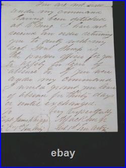 CONFEDERATE CIVIL WAR LETTER Andrew Jackson Grandson, 1st TENNESSEE ARTILLERY