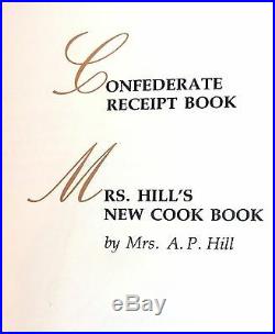 CONFEDERATE COOKBOOK SLAVERY antique CIVIL WAR recipes CURES+ BLACK AMERICANA +