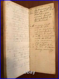 CONFEDERATE Civil War Diary, 22nd North Carolina McDowell Rifles CSA War Content