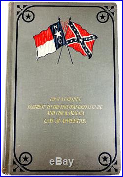 CONFEDERATE HISTORY Civil War memoirs NORTH CAROLINA REGIMENT Grant LEE us a CSA