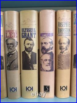CONFEDERATE LEADERS & GENERALS 12 Volume Set Konecky K&K Civil War Library